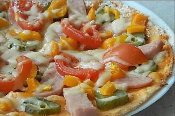 Suda mayasız lezzetli pizza hamuru