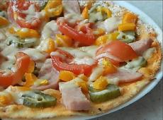 Suda mayasız lezzetli pizza hamuru